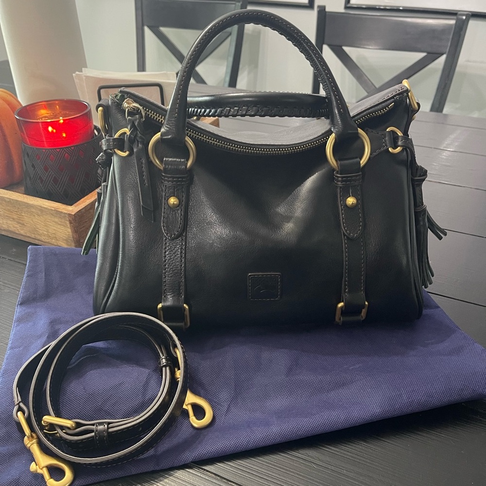 Florentine Satchel in Black Black by Dooney & Bourke